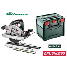 SEGA CIRCOLARE METABO 18 V MOD. KS 18 LTX 66 BL BRUSHLESS (SOLO CORPO MACCHINA) + BINARIO PER TRONCATURE DIAGONALI KFS 44